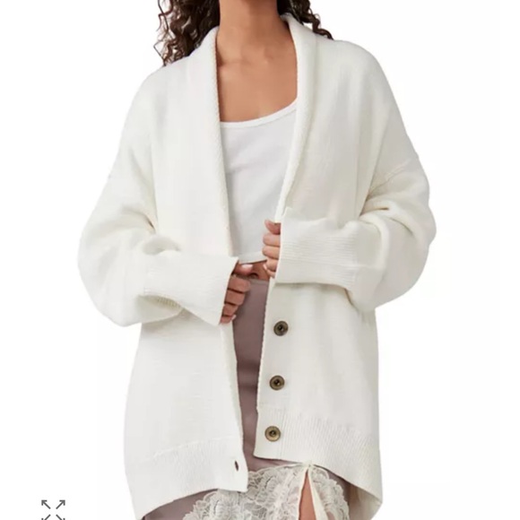 Free People Sweaters - Free People Women's Chamomile Shawl-Collar Cardigan Size Small
